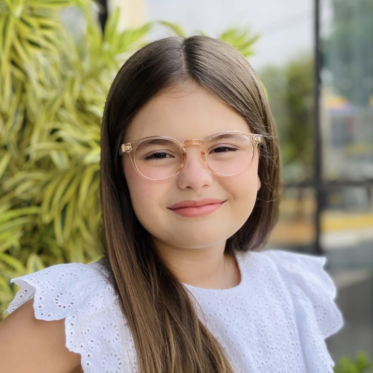 safine com br oculos infantil de grau redondo rose bia 7