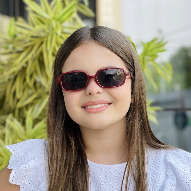 safine com br oculos infantil de sol retangular marsala caca 2