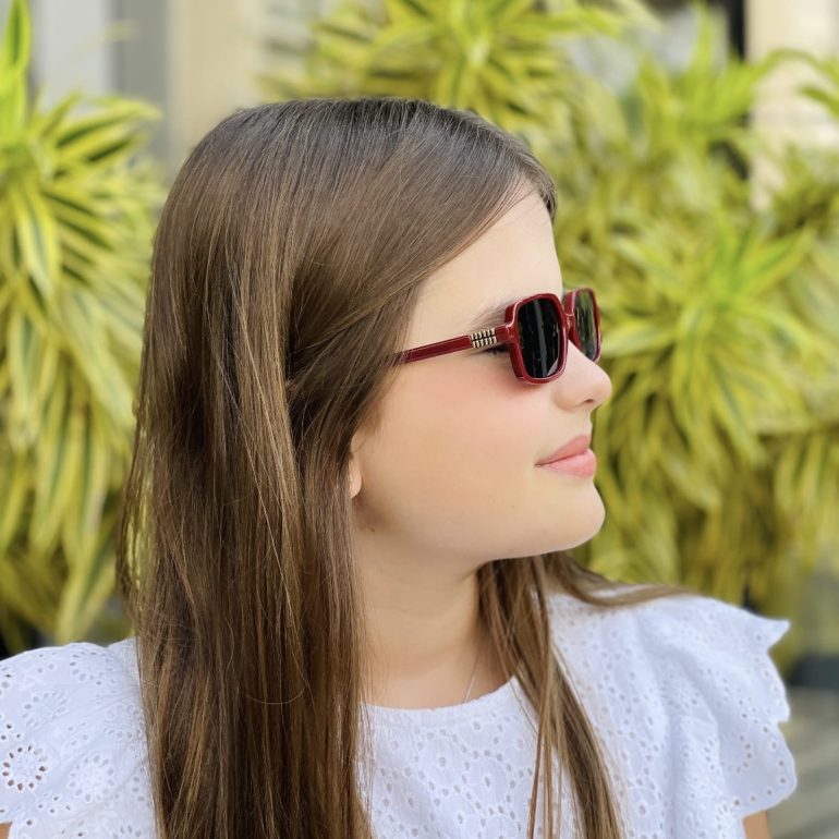 safine com br oculos infantil de sol retangular marsala caca 3