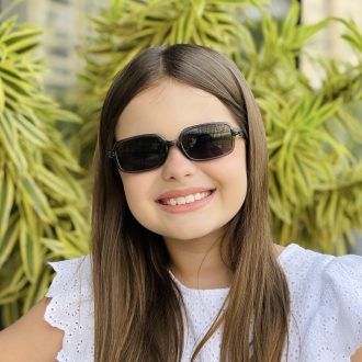safine com br oculos infantil de sol retangular verde caca 2