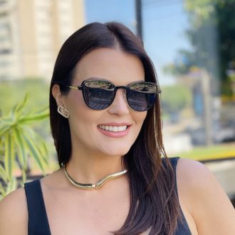 safine com br oculos 2 em 1 clip on gatinho dourado e preto louise