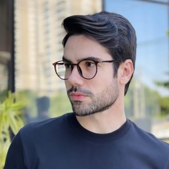 safine com br oculos 2 em 1 clip on masculino redondo marrom otto 2 0 3