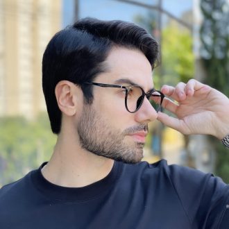 safine com br oculos 2 em 1 clip on masculino redondo preto otto 1