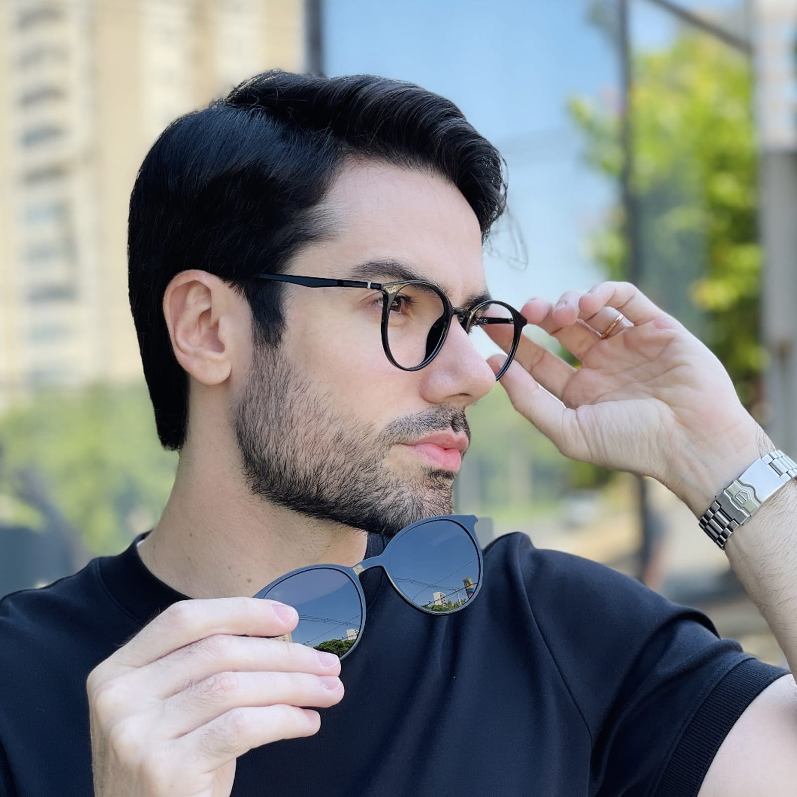 safine com br oculos 2 em 1 clip on masculino redondo preto otto 4 safine com br oculos 2 em 1 clip on masculino redondo preto otto 4