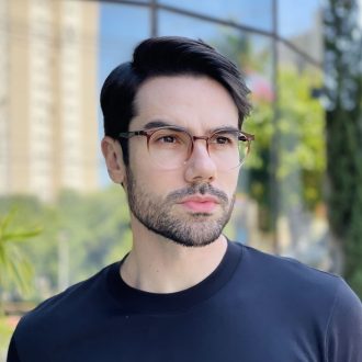 safine com br oculos 2 em 1 clip on redondo marrom degrade joao 4