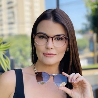 safine com br oculos 2 em 1 clip on redondo marrom degrade melissa