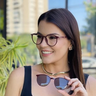 safine com br oculos 2 em 1 clip on redondo vinho cloe 2 0 5