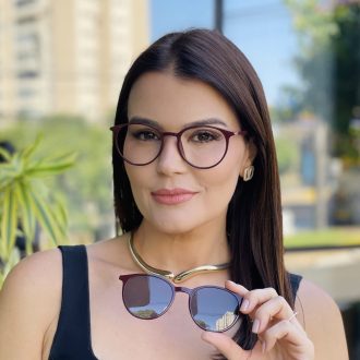 safine com br oculos 2 em 1 clip on redondo vinho cloe 2 0 9