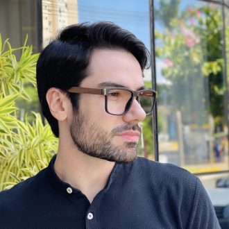 safine com br oculos de grau masculino quadrado marrom italo 2 0 2