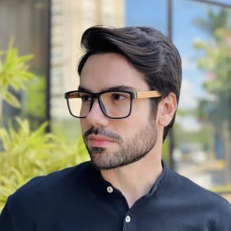 safine com br oculos de grau masculino quadrado preto e cinza italo 2 0 1