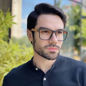 safine com br oculos de grau masculino quadrado preto e cinza italo 2 0 2