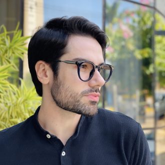 safine com br oculos de grau masculino redondo azul augusto 2 0
