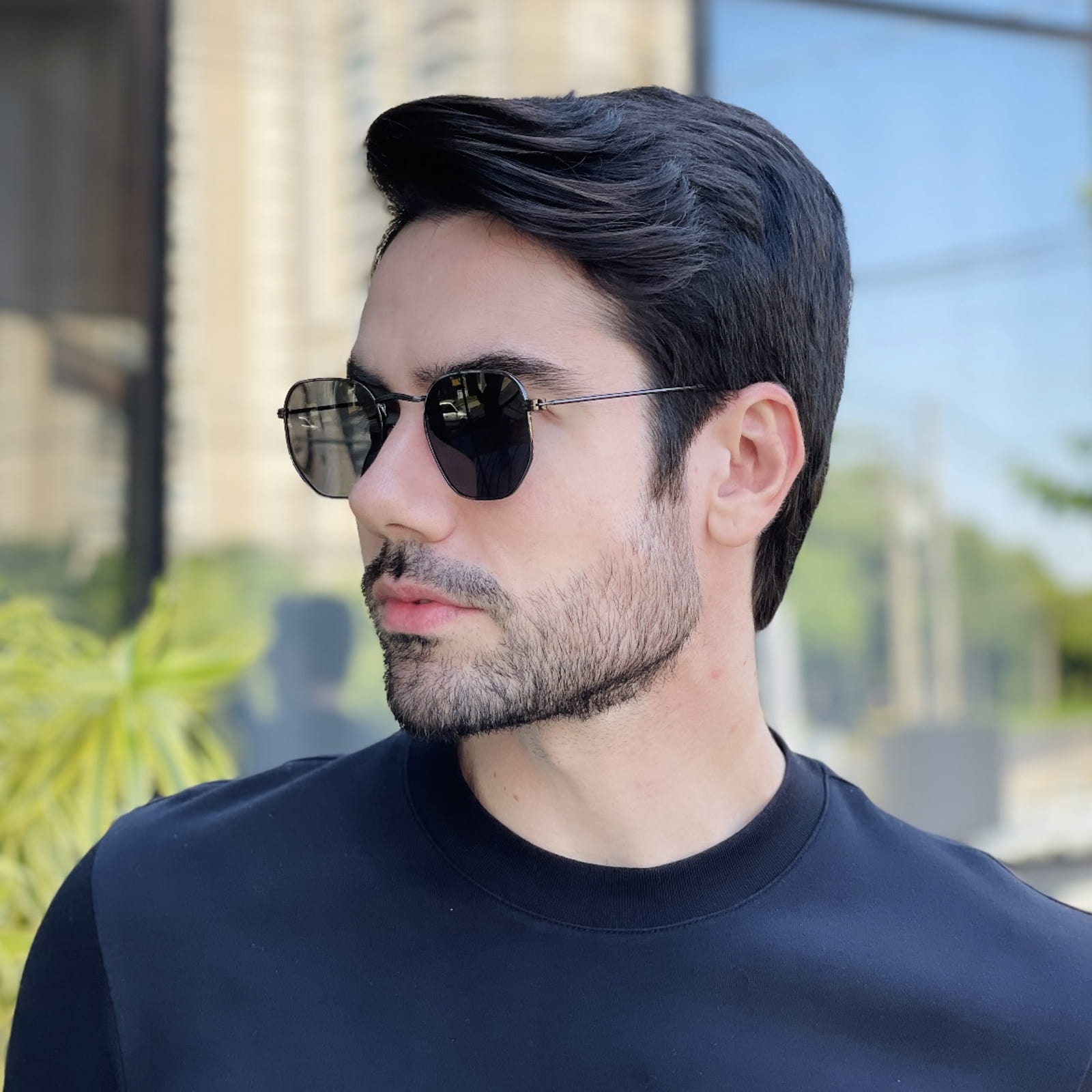 safine com br oculos de sol masculino hexagonal grafite dudu 1 safine com br oculos de sol masculino hexagonal grafite dudu 1