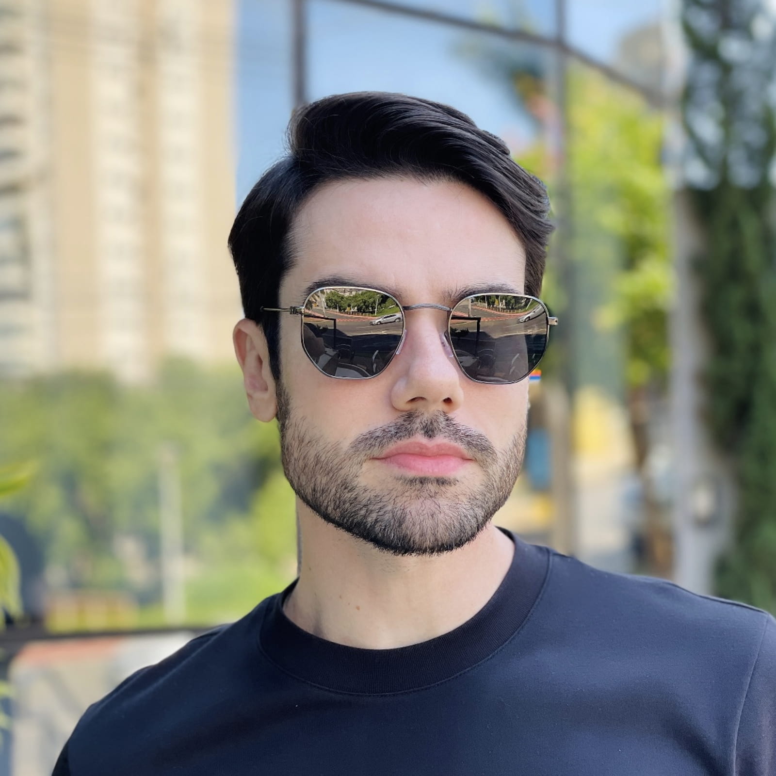 safine com br oculos de sol masculino hexagonal grafite dudu 2 safine com br oculos de sol masculino hexagonal grafite dudu 2