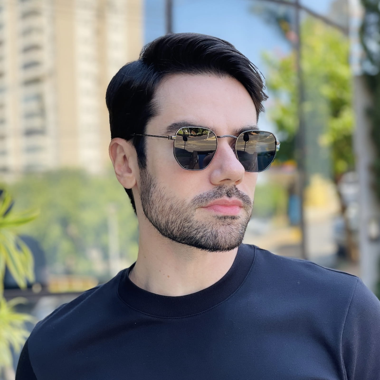 safine com br oculos de sol masculino hexagonal grafite dudu safine com br oculos de sol masculino hexagonal grafite dudu