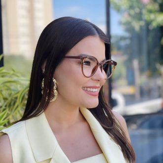 safine com br oculos 2 em 1 clip on redondo marrom transparente liza 5