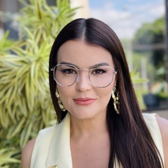 safine com br oculos de grau feminino hexagonal prata karen 2 0