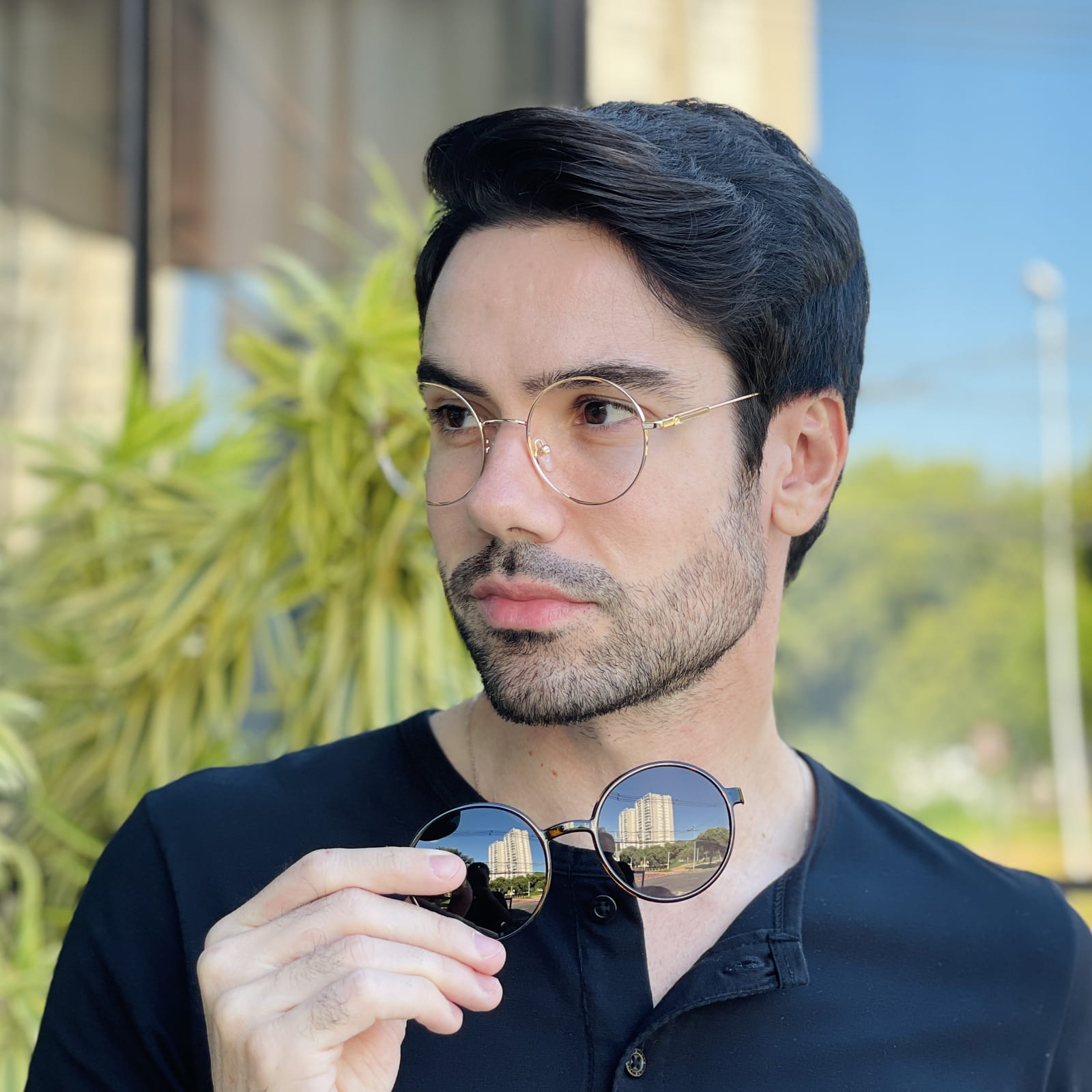 safine com br oculos 2 em 1 clip on masculino redondo dourado e marrom douglas 2 0 2 safine com br oculos 2 em 1 clip on masculino redondo dourado e marrom douglas 2 0 2