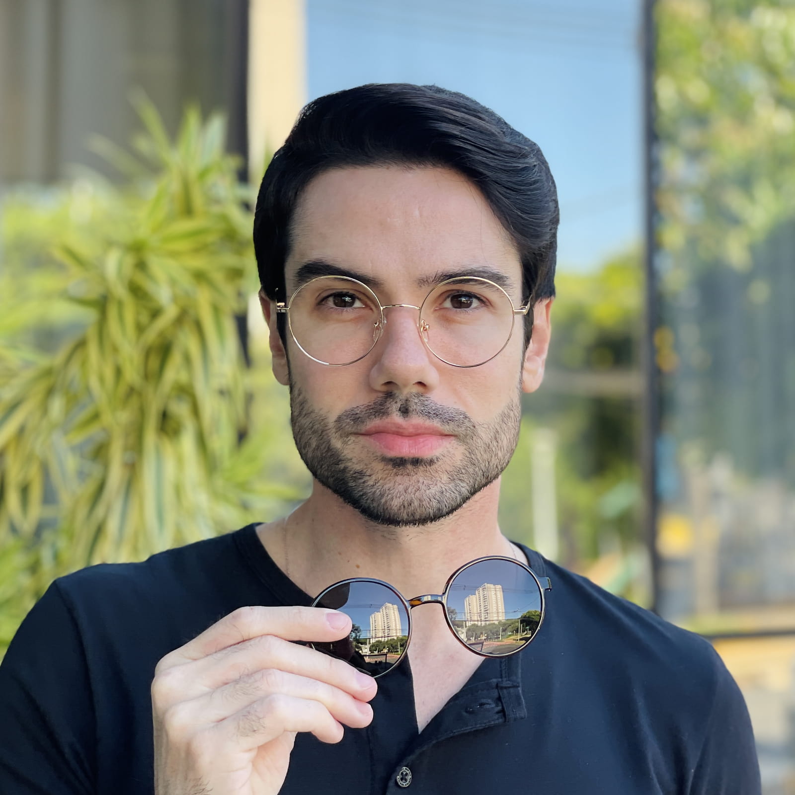 safine com br oculos 2 em 1 clip on masculino redondo dourado e marrom douglas 2 0 safine com br oculos 2 em 1 clip on masculino redondo dourado e marrom douglas 2 0