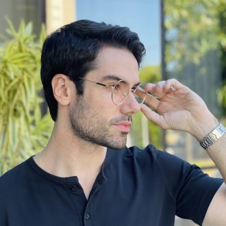 safine com br oculos 2 em 1 clip on masculino redondo dourado e preto douglas 2 0 7