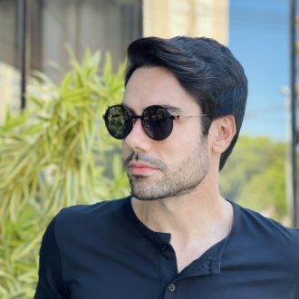 safine com br oculos 2 em 1 clip on masculino redondo dourado e tartaruga douglas 2 0 2