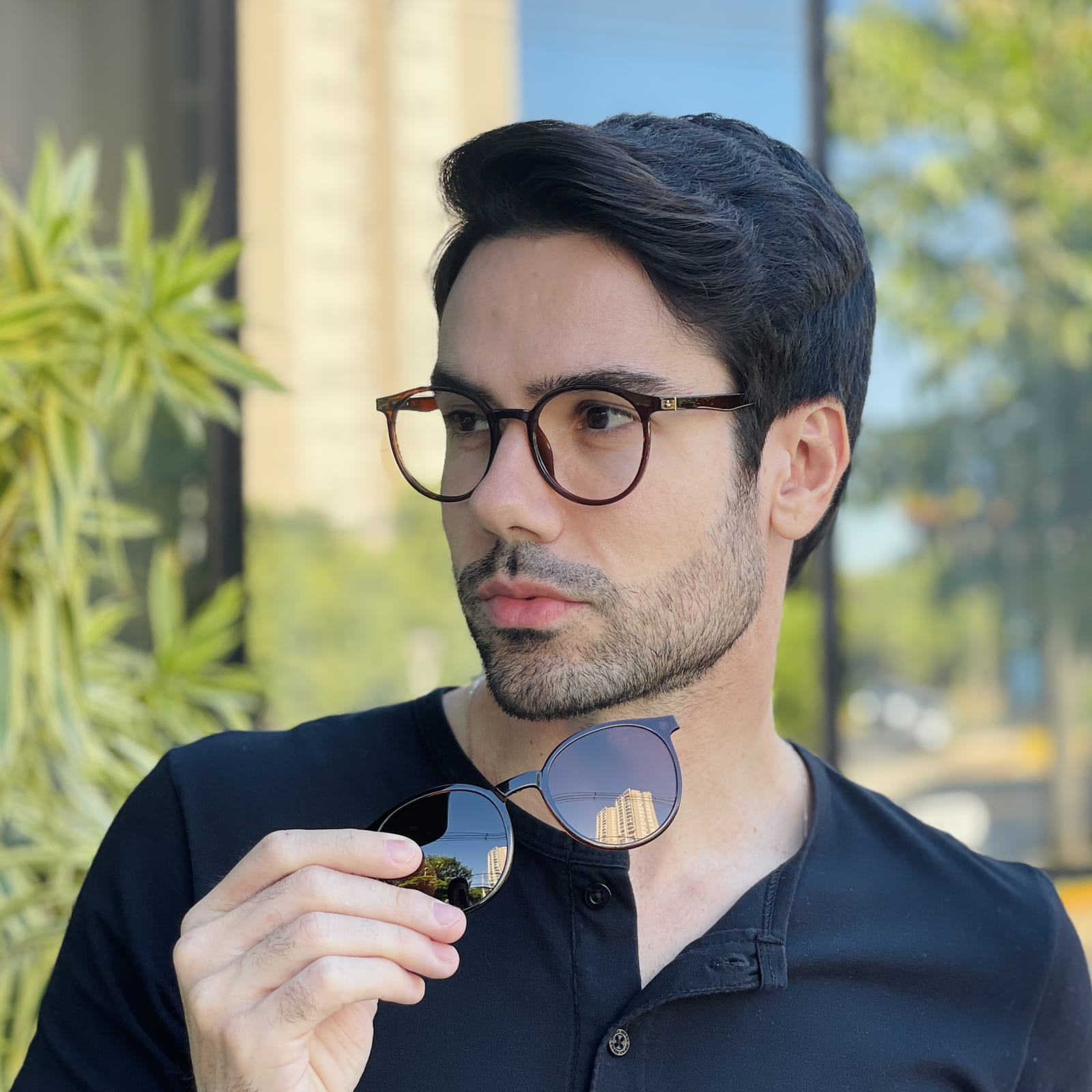 safine com br oculos 2 em 1 clip on masculino redondo marrom joao 5 safine com br oculos 2 em 1 clip on masculino redondo marrom joao 5