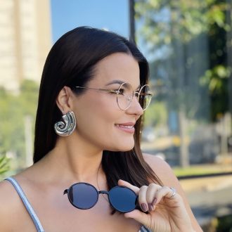 safine com br oculos 2 em 1 clip on redondo marrom e dourado nicole 2 0 8