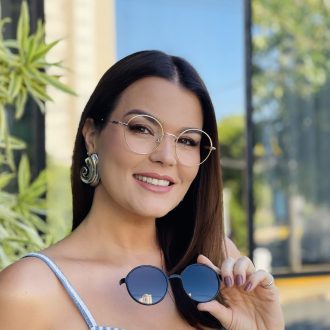 safine com br oculos 2 em 1 clip on redondo preto e dourado nicole 2 0