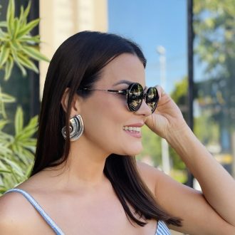 safine com br oculos 2 em 1 clip on redondo preto e dourado nicole 2 0 4