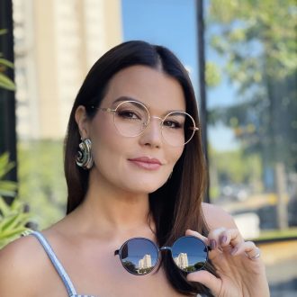 safine com br oculos 2 em 1 clip on redondo tartaruga e dourado nicole 2 0 5