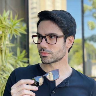 safine com br oculos 3 em 1 clip on masculino retangular vinho ravi 6