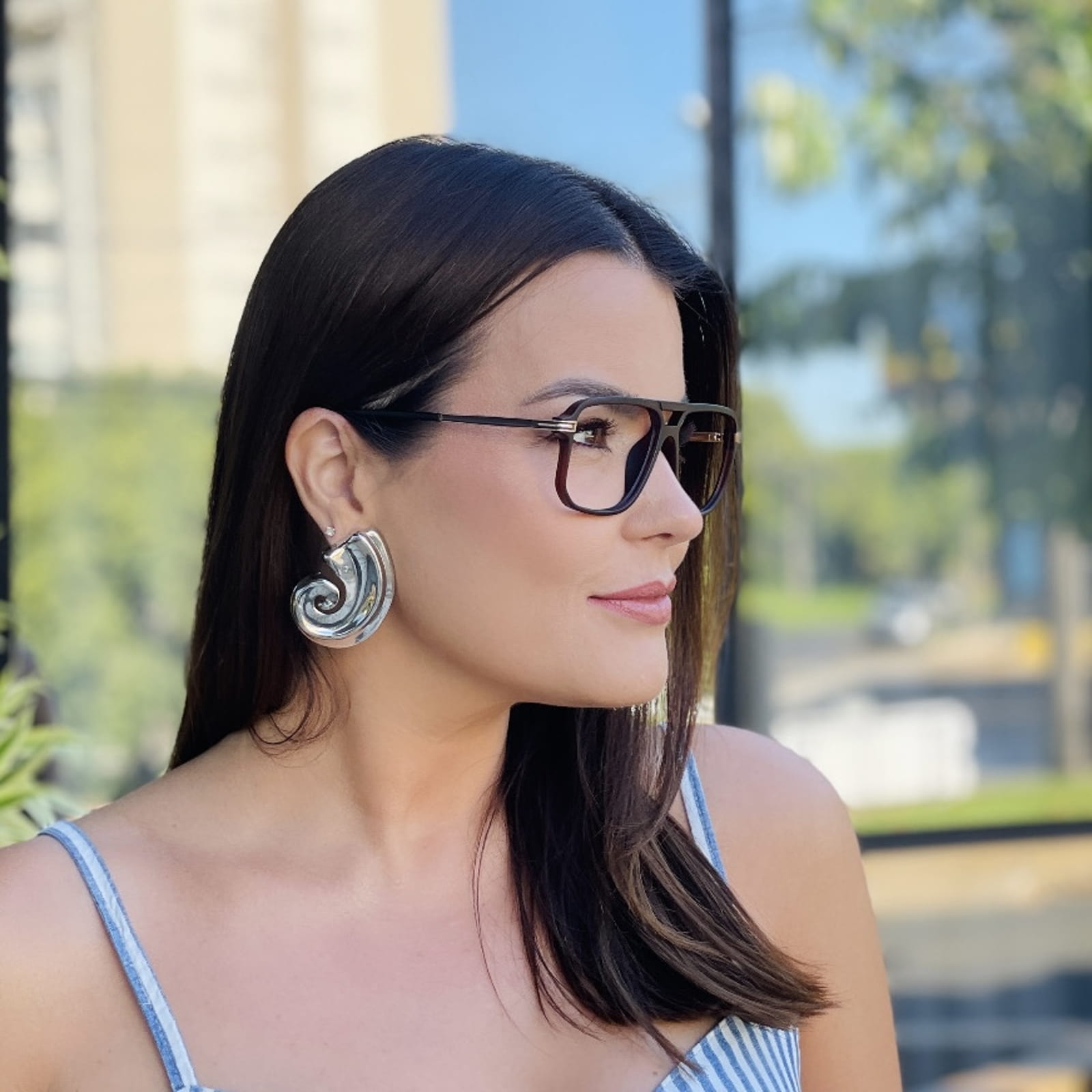 safine com br oculos de grau feminino aviador marrom fosco beth 1 safine com br oculos de grau feminino aviador marrom fosco beth 1