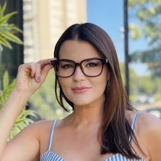 safine com br oculos de grau feminino quadrado marrom nubia 2 0 1