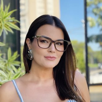 safine com br oculos de grau feminino quadrado marrom nubia 2 0 3