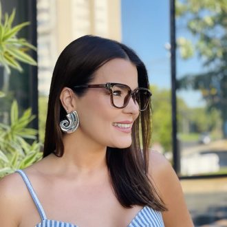 safine com br oculos de grau feminino quadrado marrom nubia 2 0