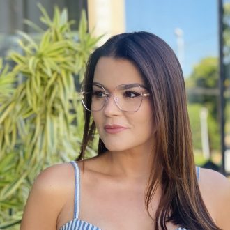 safine com br oculos de grau feminino quadrado nude elisa 1