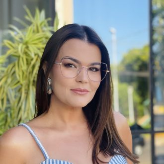 safine com br oculos de grau feminino quadrado nude elisa 3