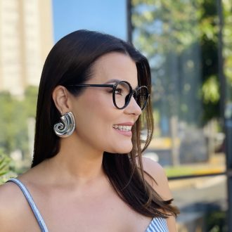 safine com br oculos de grau feminino redondo preto duda 3