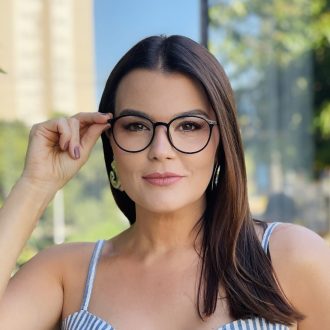 safine com br oculos de grau feminino redondo preto paola 2 0 6