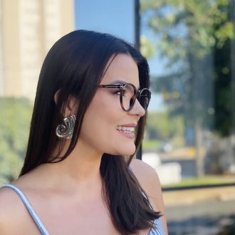 safine com br oculos de grau feminino redondo rajado raquel 1