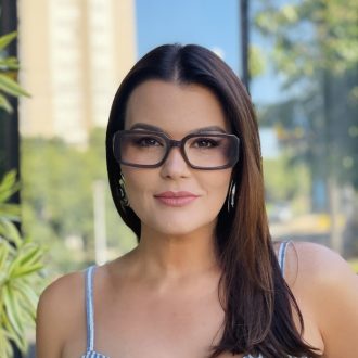 safine com br oculos de grau feminino retangular marrom virginia 2 0