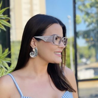 safine com br oculos de grau feminino retangular nude virginia 2 0 3