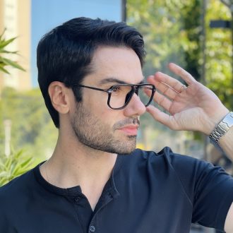safine com br oculos de grau masculino aviador preto julio 2