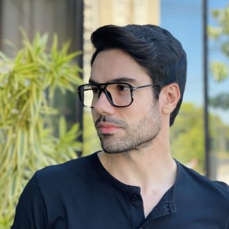 safine com br oculos de grau masculino aviador preto julio 3