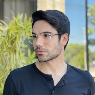 safine com br oculos de grau masculino aviador transparente julio 3