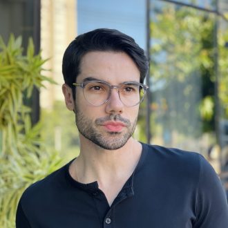 safine com br oculos de grau masculino redondo cinza andrey 1