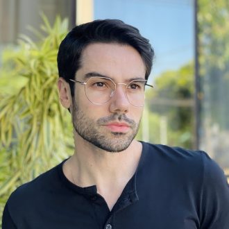 safine com br oculos de grau masculino redondo dourado natan 1