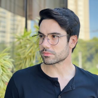 safine com br oculos de grau masculino redondo grafite natan 3