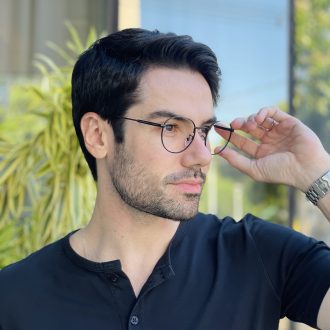 safine com br oculos de grau masculino redondo preto ricardo 2