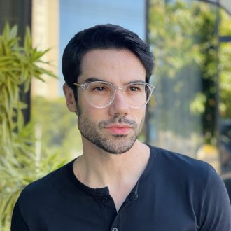 safine com br oculos de grau masculino redondo transparente andrey 1